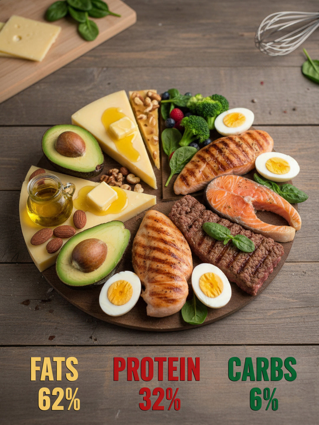3 Meals - 1300 Kcal one day